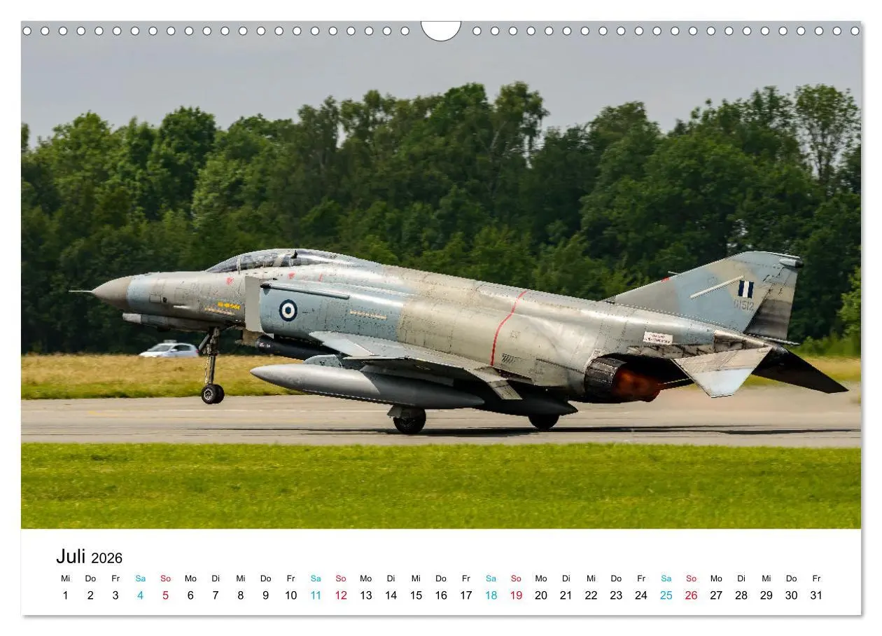 Bild: 9783457636367 | Die letzten McDonnell Douglas F-4 Phantom II (Wandkalender 2026 DIN...