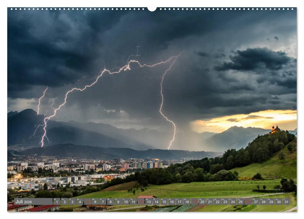 Bild: 9783457706367 | Blitz &amp; Donner (hochwertiger Premium Wandkalender 2026 DIN A2...