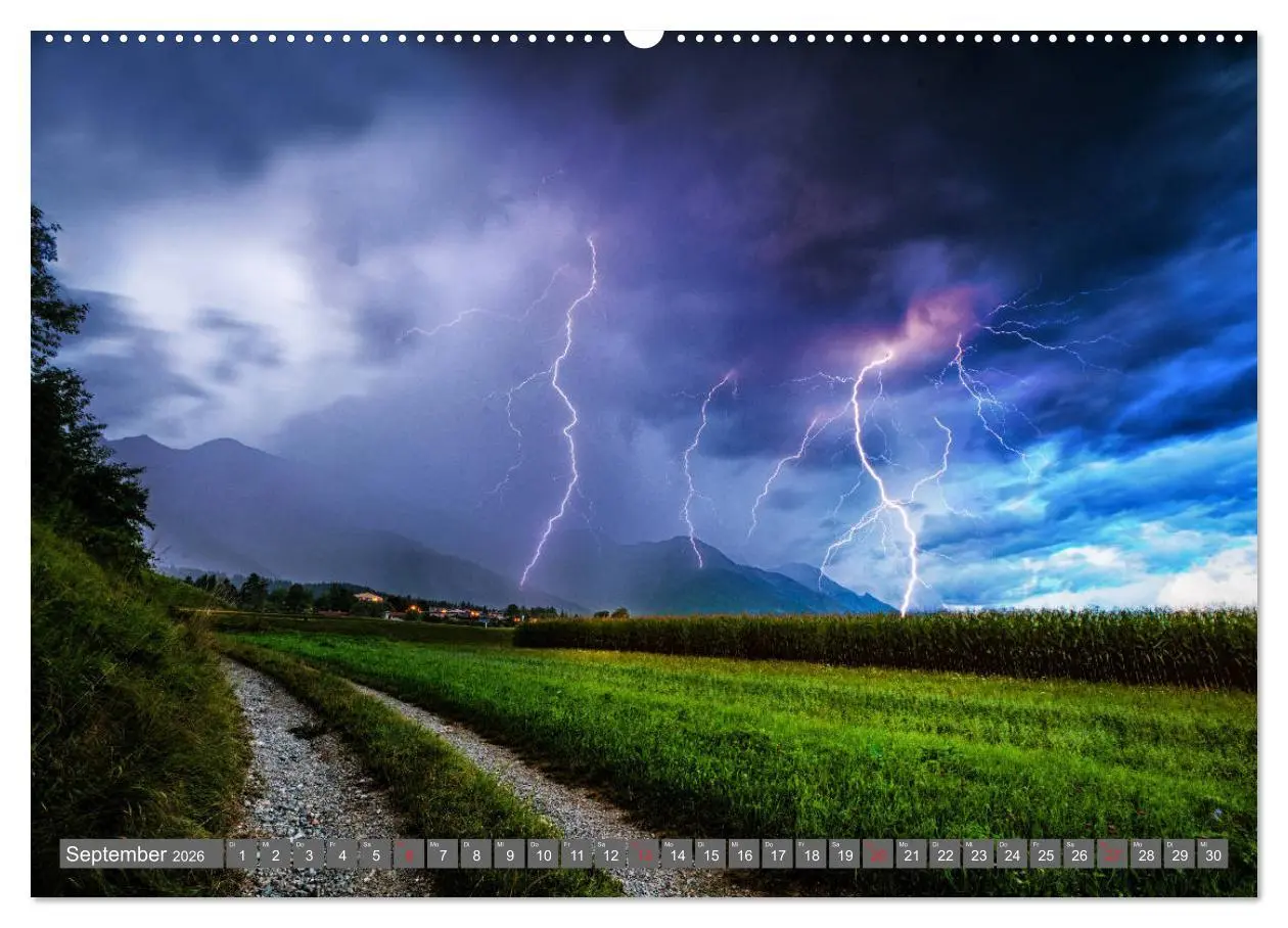 Bild: 9783457706367 | Blitz &amp; Donner (hochwertiger Premium Wandkalender 2026 DIN A2...