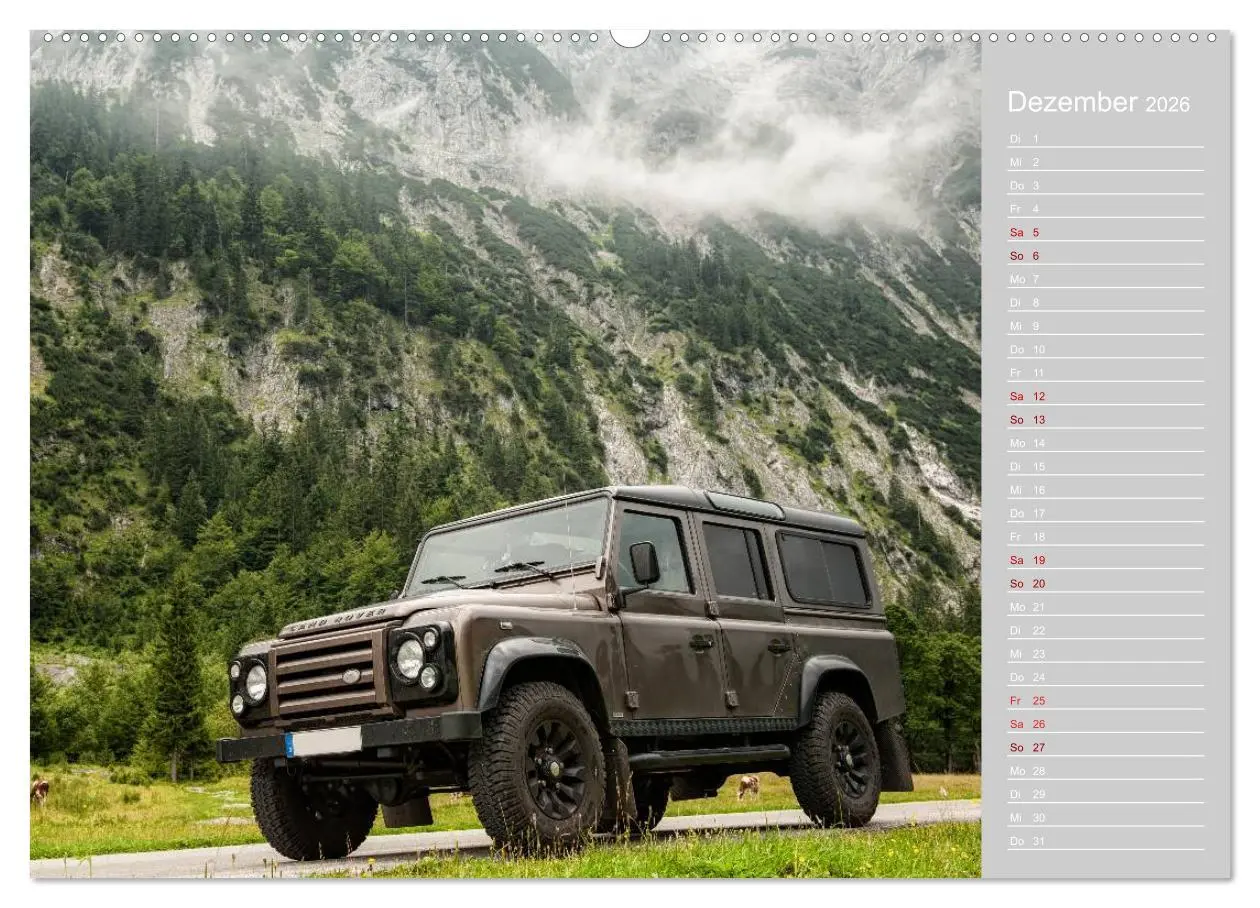 Bild: 9783457876367 | Mit dem 4x4 durch Europa (Wandkalender 2026 DIN A2 quer), CALVENDO...