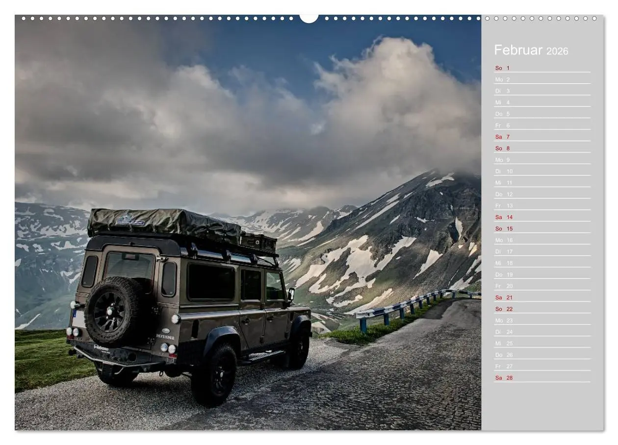 Bild: 9783457876367 | Mit dem 4x4 durch Europa (Wandkalender 2026 DIN A2 quer), CALVENDO...