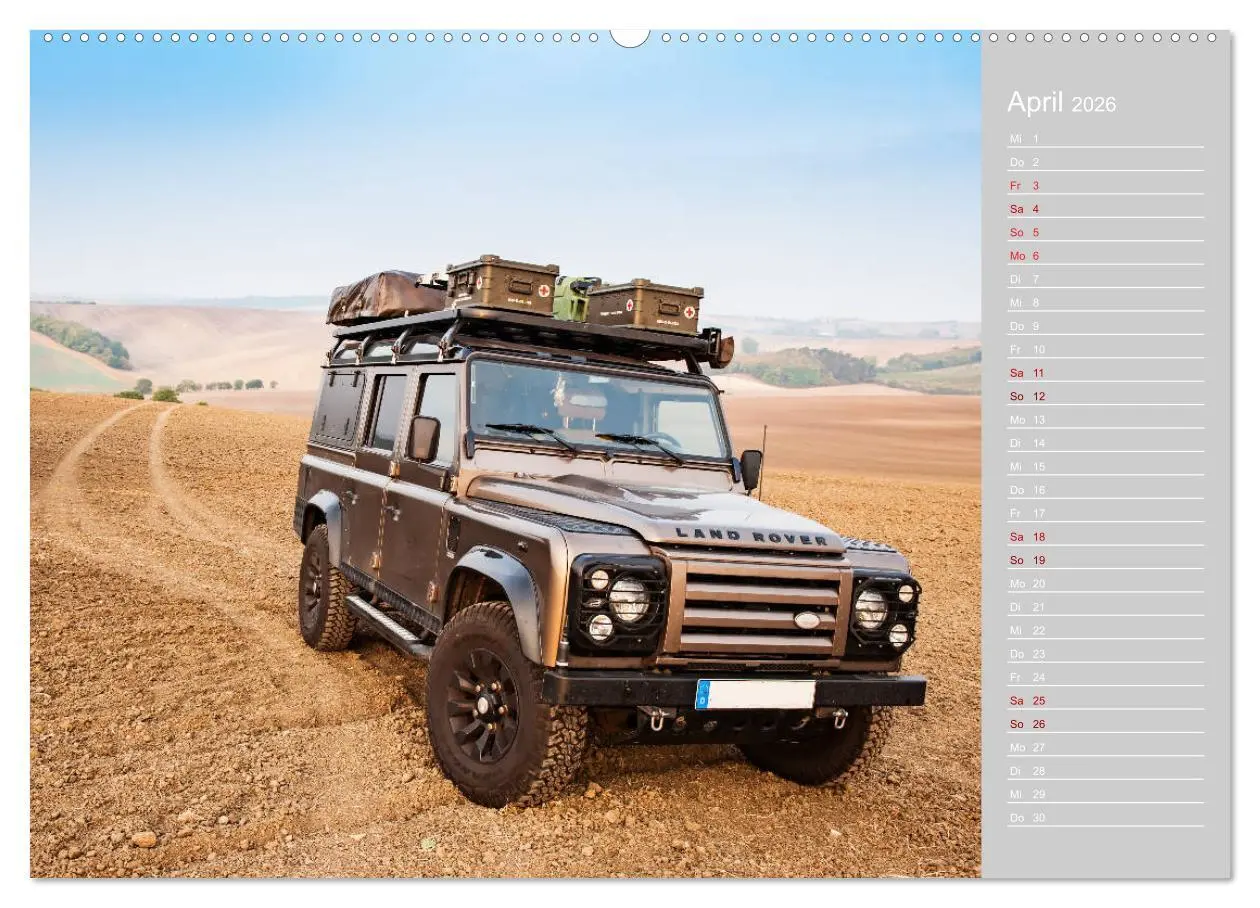Bild: 9783457876367 | Mit dem 4x4 durch Europa (Wandkalender 2026 DIN A2 quer), CALVENDO...