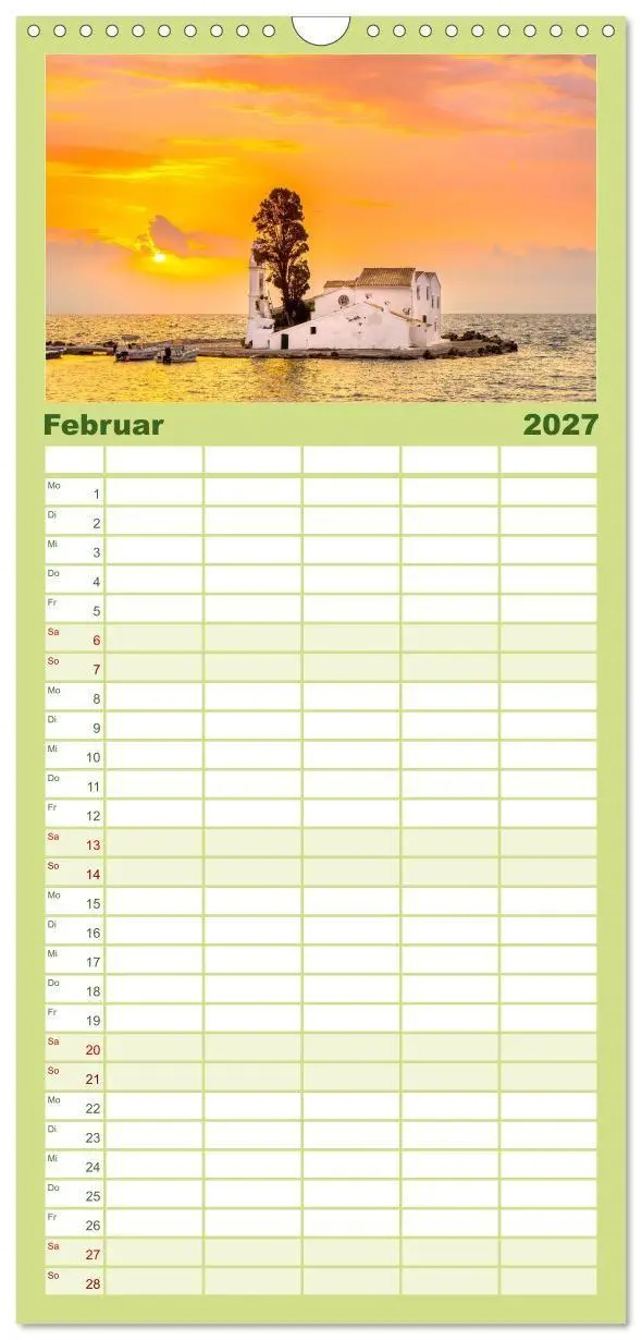Bild: 9783594326367 | Familienplaner 2027 - Korfu - Die paradiesische Insel im...