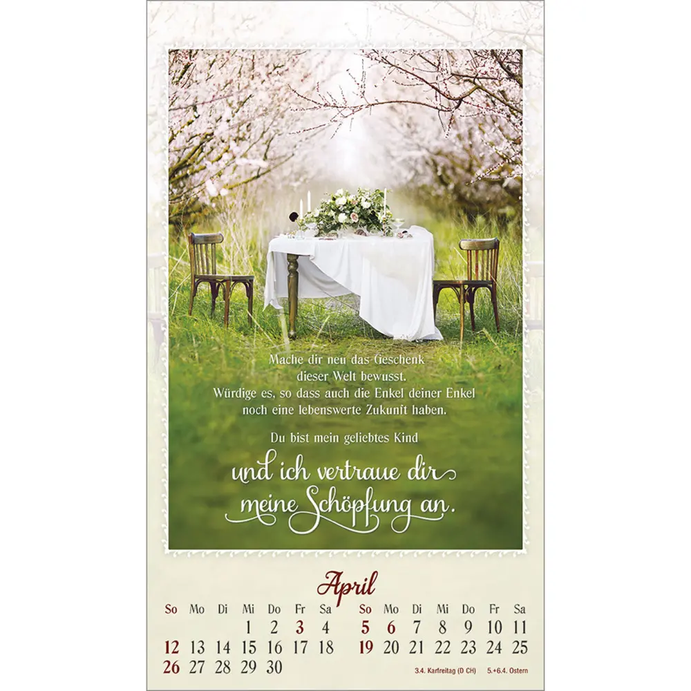 Bild: 9783754876367 | Ich bin da und dir ganz nah 2026 | Doro Zachmann | Kalender | 13 S.