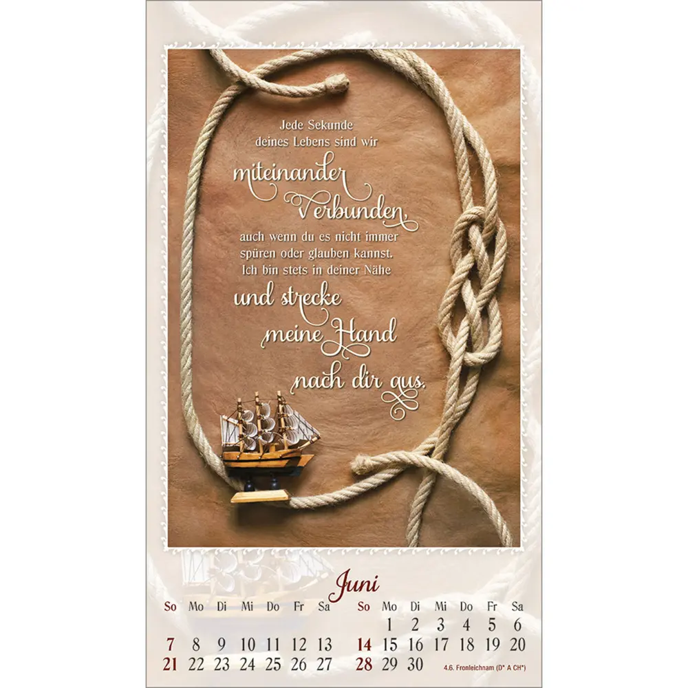 Bild: 9783754876367 | Ich bin da und dir ganz nah 2026 | Doro Zachmann | Kalender | 13 S.