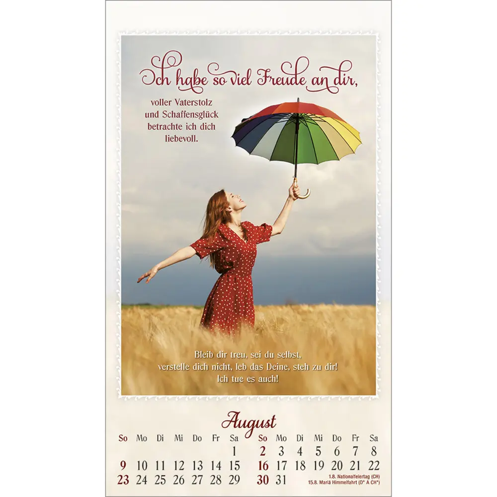 Bild: 9783754876367 | Ich bin da und dir ganz nah 2026 | Doro Zachmann | Kalender | 13 S.
