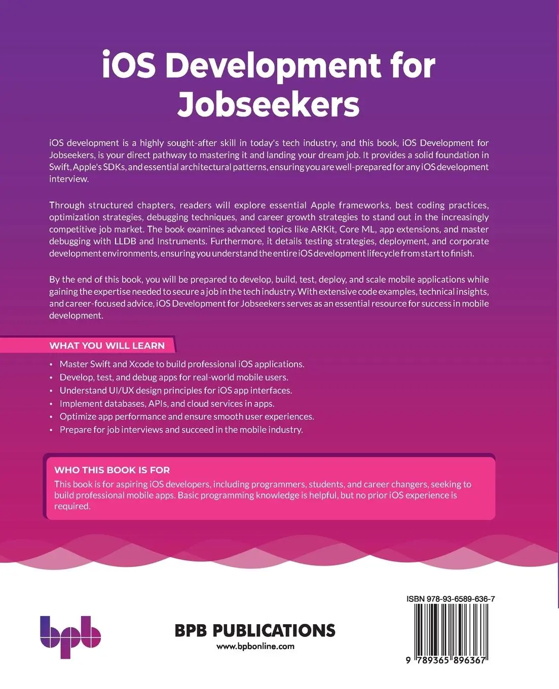 Rückseite: 9789365896367 | iOS Development for Jobseekers | Corbin L. Miller | Taschenbuch | 2025