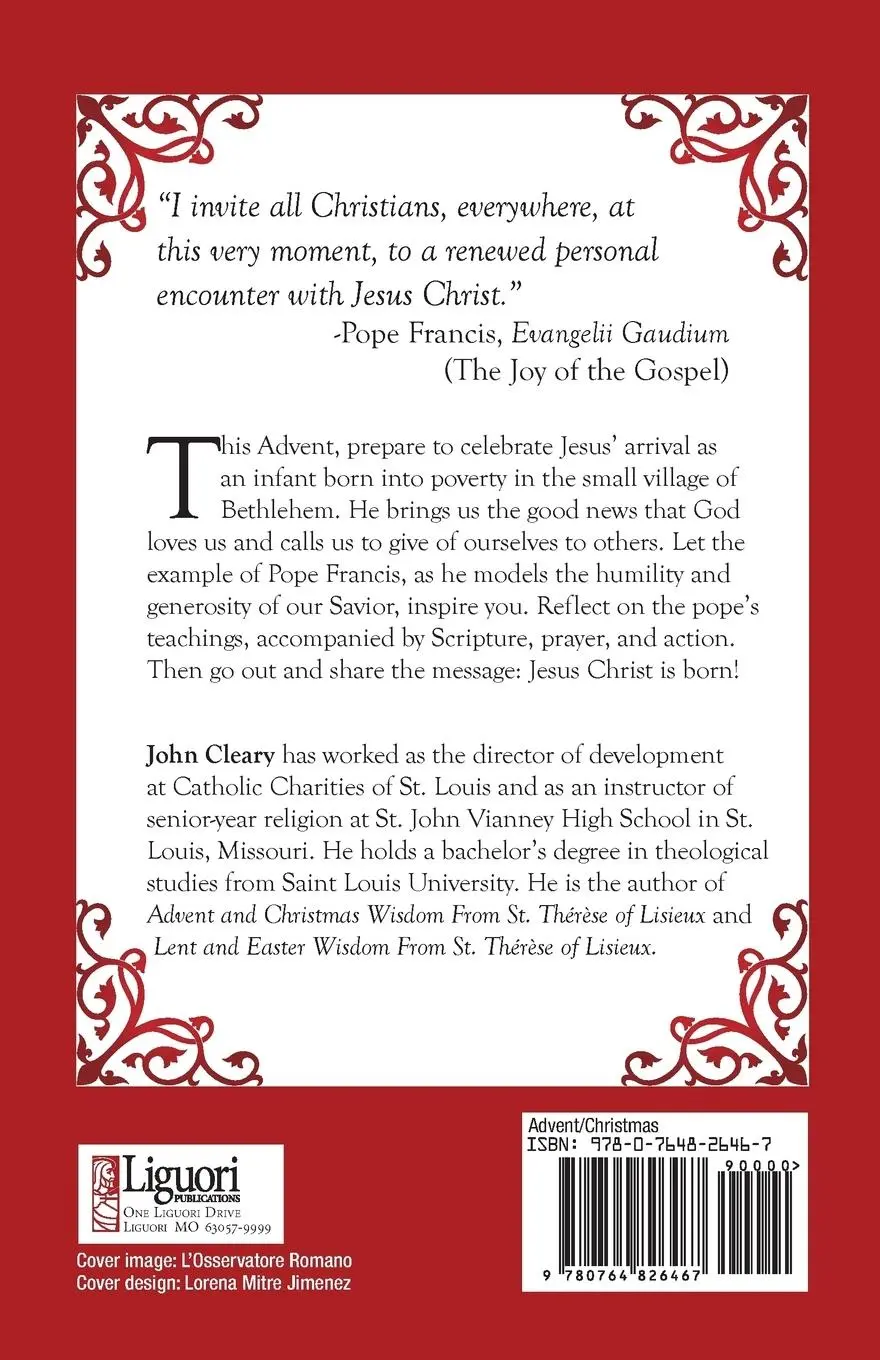 Rückseite: 9780764826467 | Advent and Christmas Wisdom from Pope Francis | John Cleary | Buch