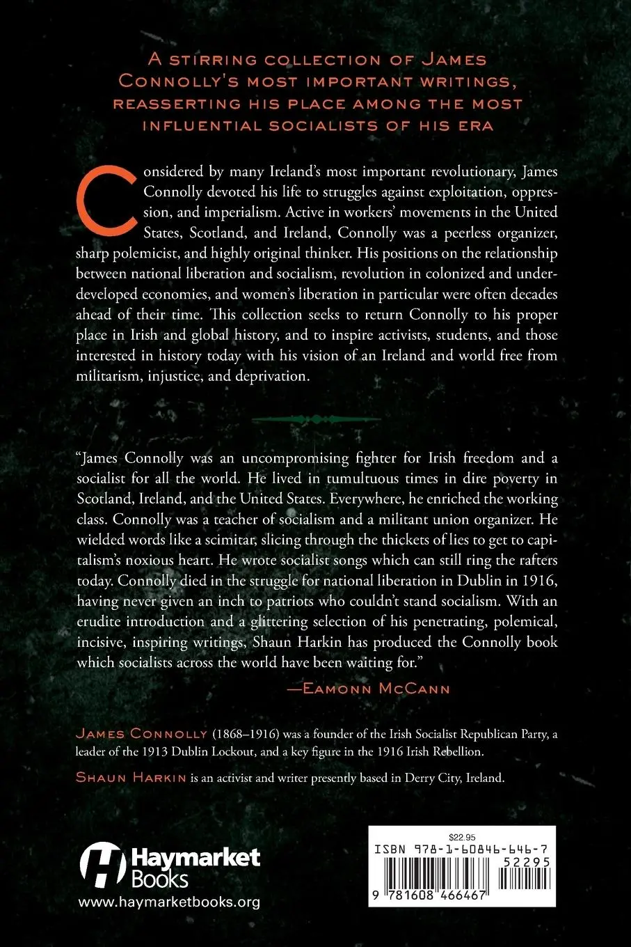 Rückseite: 9781608466467 | A James Connolly Reader | James Connolly | Taschenbuch | Englisch