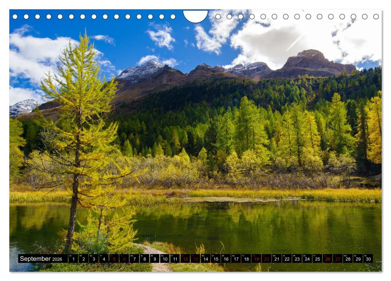 Bild: 9783457556467 | Vinschgau &amp; Ortleralpen (Wandkalender 2026 DIN A4 quer), CALVENDO...