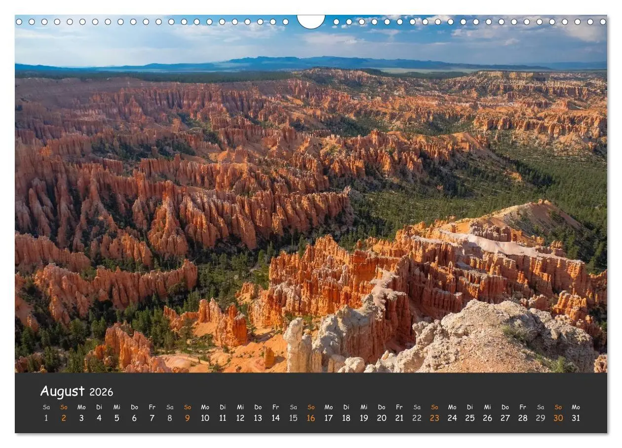 Bild: 9783516026467 | Die Canyons der USA (Wandkalender 2026 DIN A3 quer), CALVENDO...