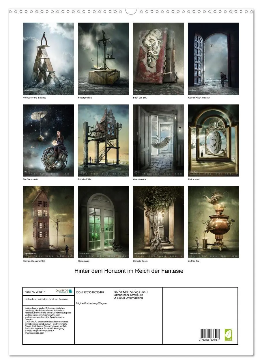 Bild: 9783516336467 | Hinter dem Horizont im Reich der Fantasie (Wandkalender 2026 DIN A2...