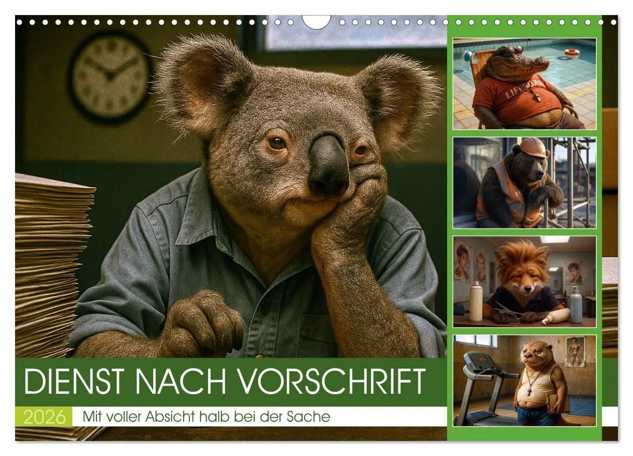 Cover: 9783516646467 | Dienst nach Vorschrift (Wandkalender 2026 DIN A3 quer), CALVENDO...