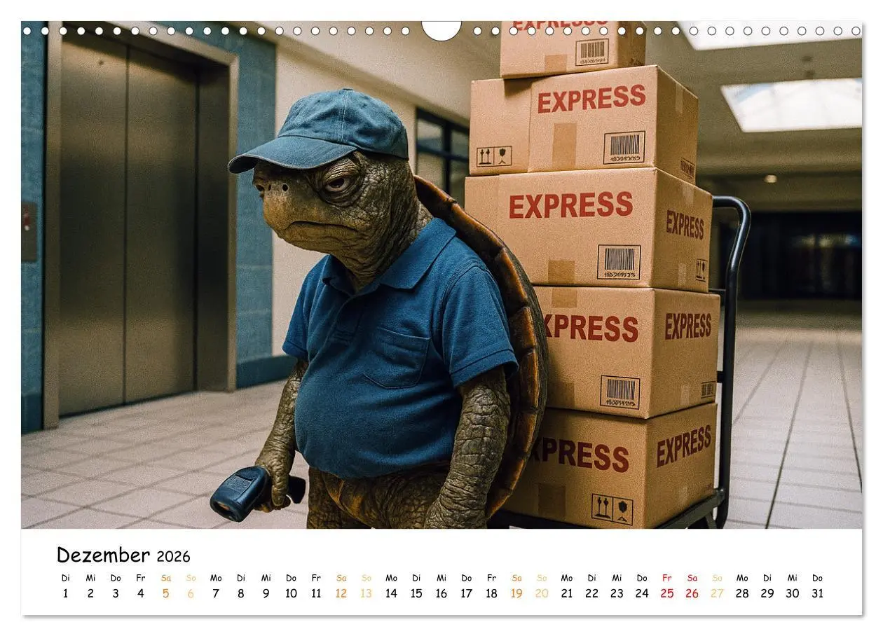 Bild: 9783516646467 | Dienst nach Vorschrift (Wandkalender 2026 DIN A3 quer), CALVENDO...