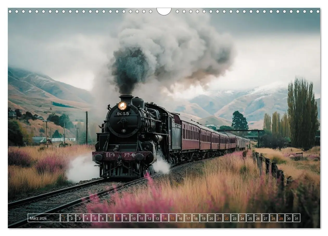 Bild: 9783516716467 | Stahlgiganten unter Dampf (Wandkalender 2026 DIN A3 quer), CALVENDO...
