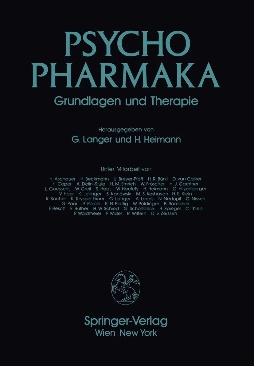 Cover: 9783709176467 | Psychopharmaka | Grundlagen und Therapie | H. Heimann (u. a.) | Buch