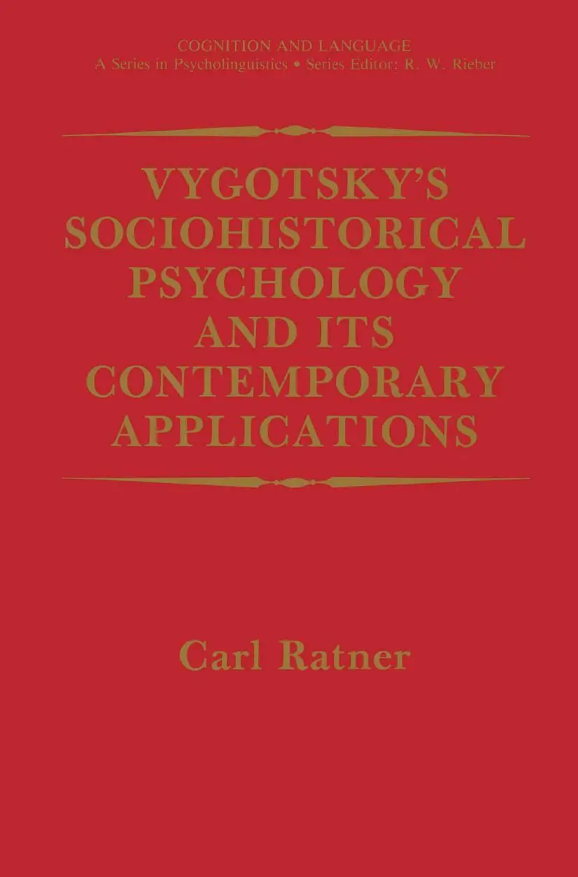 Cover: 9780306436567 | Vygotsky's Sociohistorical Psychology and its Contemporary...