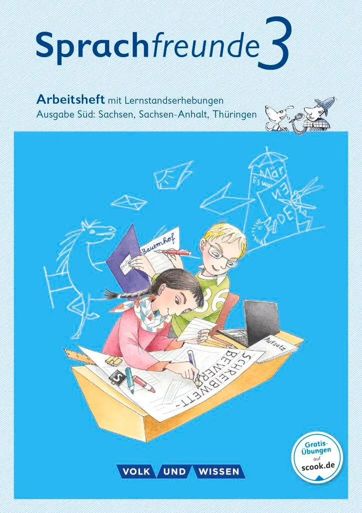 Cover: 9783060836567 | Sprachfreunde 3. Schuljahr. Arbeitsheft in Schulausgangsschrift....