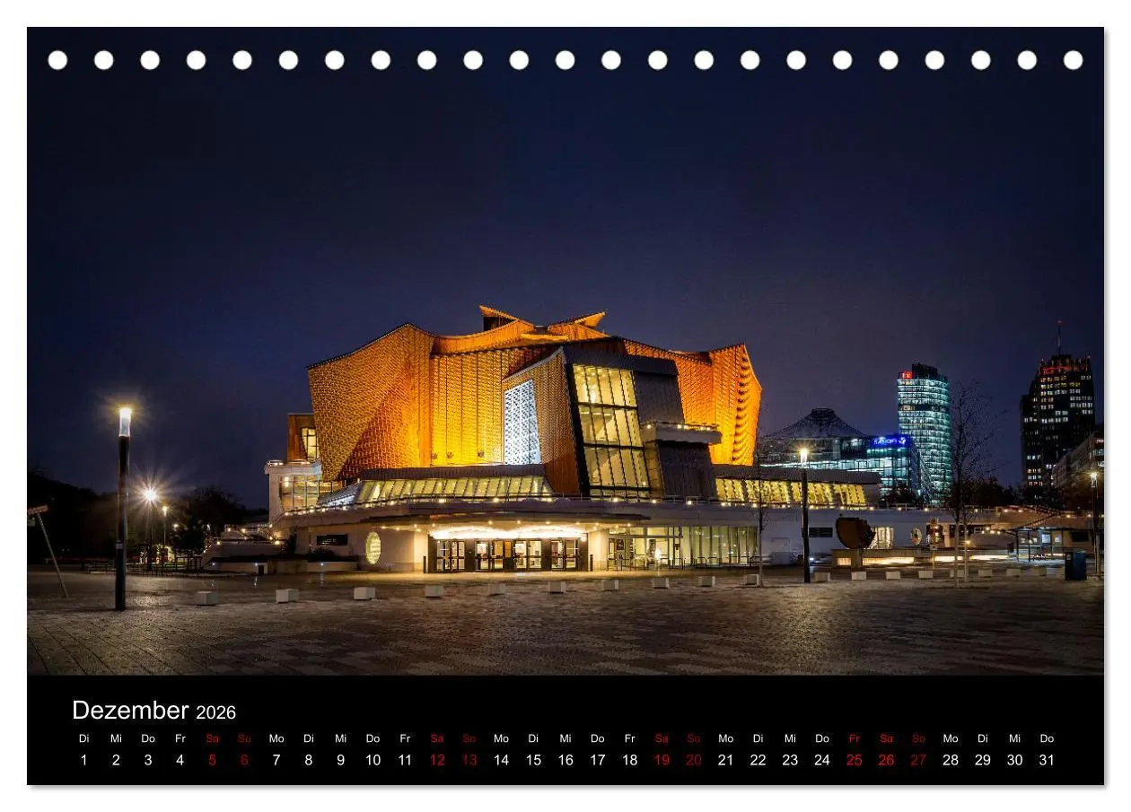 Bild: 9783457616567 | Eine Reise durch Berlin bei Nacht (Tischkalender 2026 DIN A5 quer),...