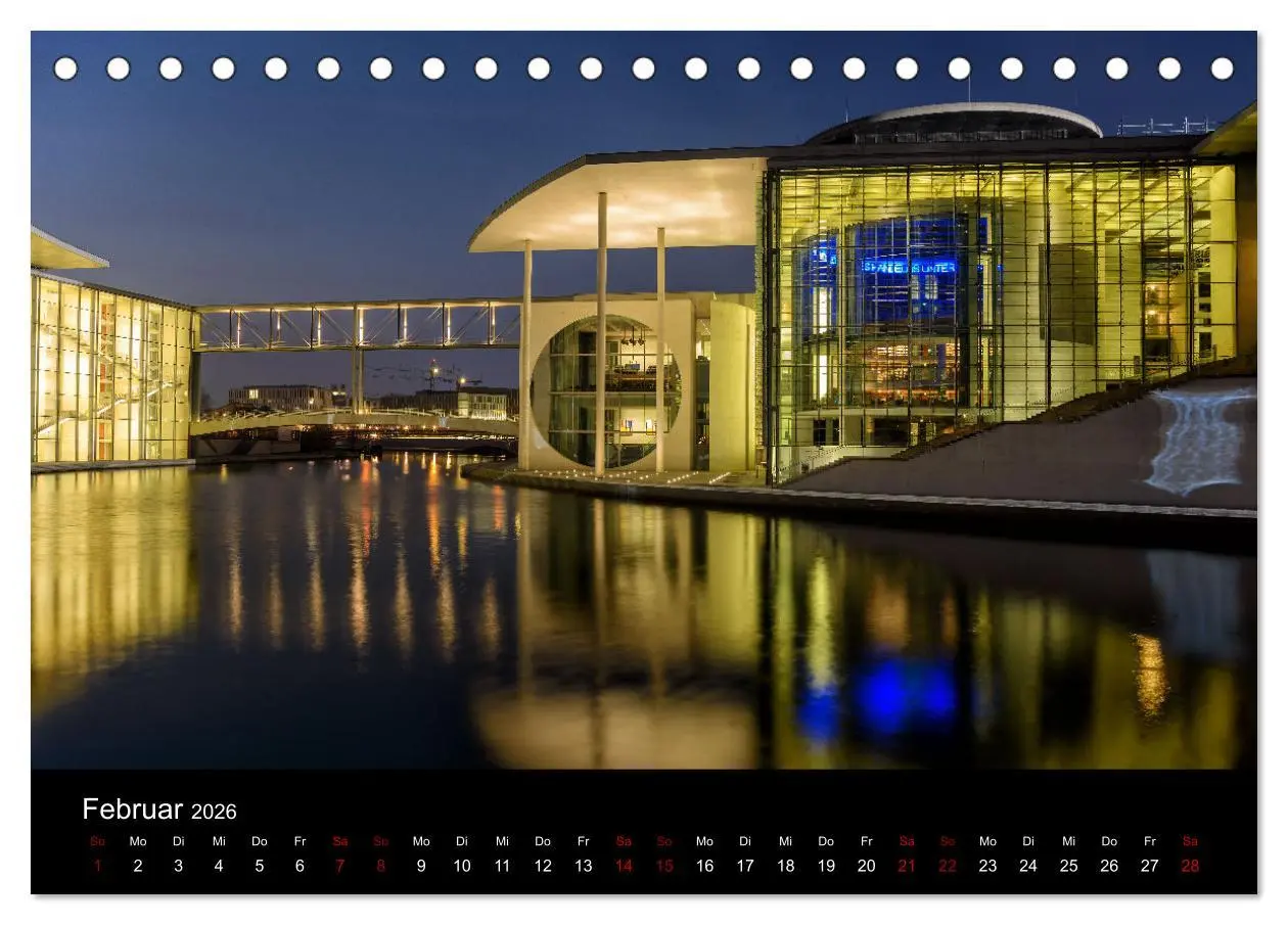 Bild: 9783457616567 | Eine Reise durch Berlin bei Nacht (Tischkalender 2026 DIN A5 quer),...