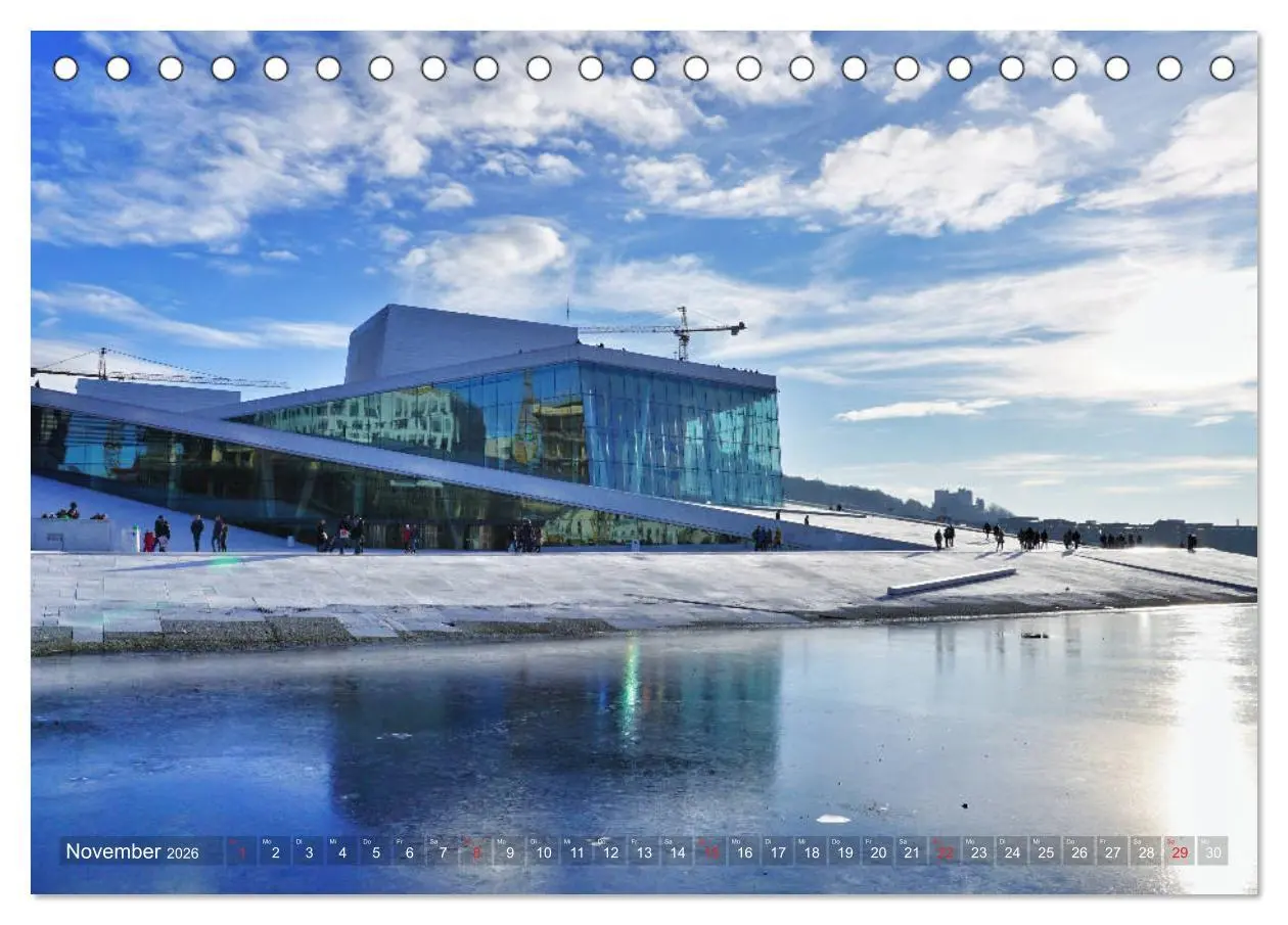 Bild: 9783457926567 | Oslo - Norwegen (Tischkalender 2026 DIN A5 quer), CALVENDO...