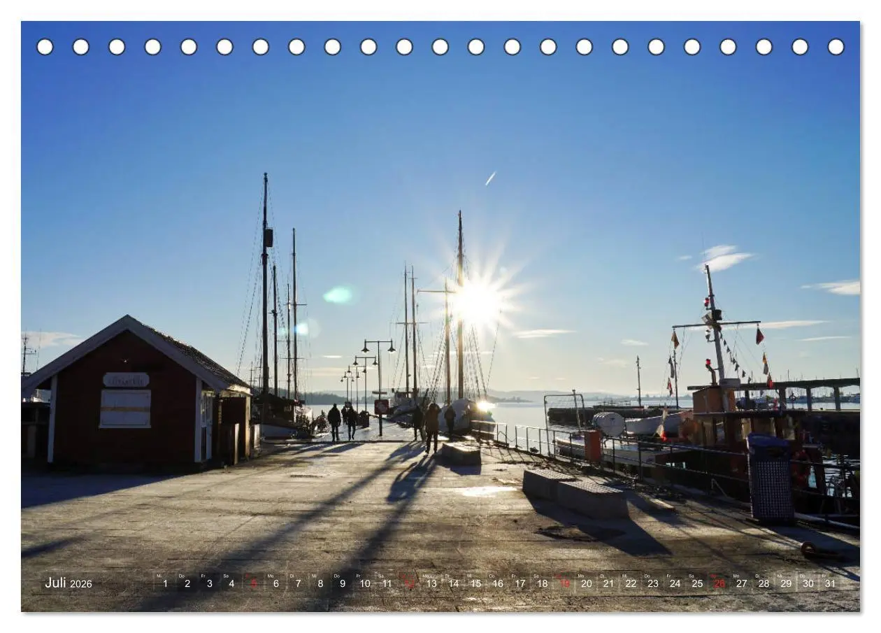 Bild: 9783457926567 | Oslo - Norwegen (Tischkalender 2026 DIN A5 quer), CALVENDO...
