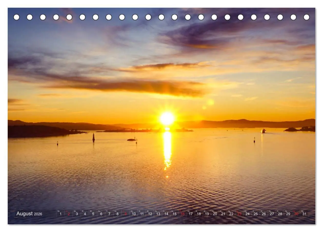 Bild: 9783457926567 | Oslo - Norwegen (Tischkalender 2026 DIN A5 quer), CALVENDO...