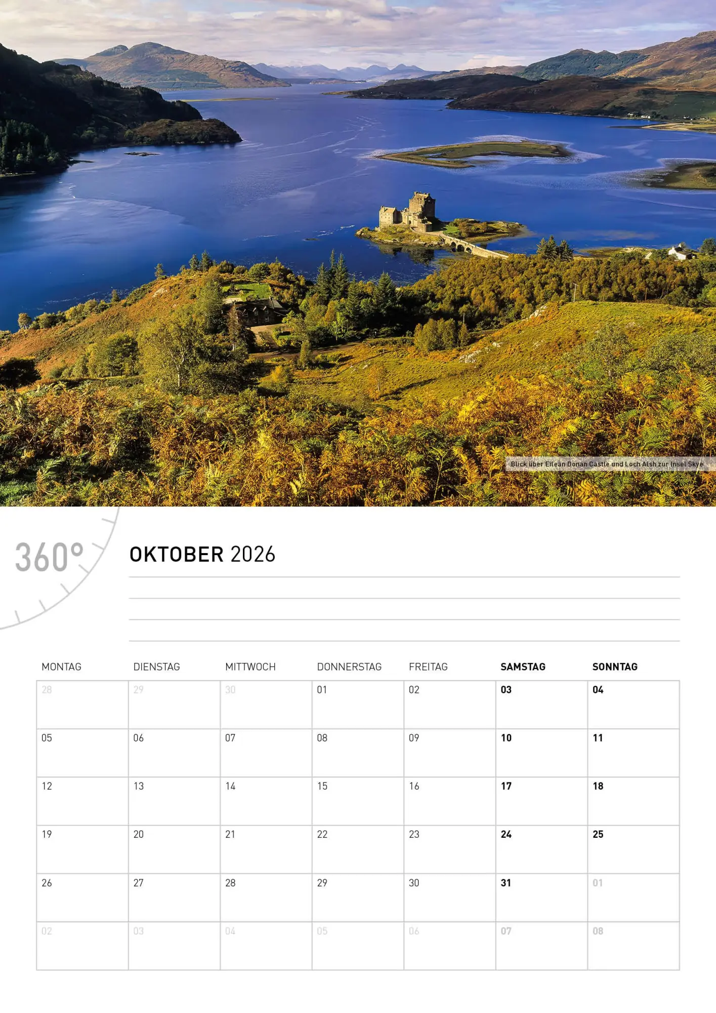 Bild: 9783968556567 | Schottland Broschürenkalender 2026 | Hartmut Krinitz | Kalender | 2026