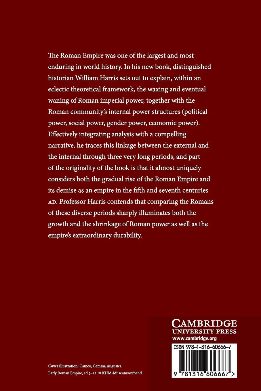 Rückseite: 9781316606667 | Roman Power | William V. Harris | Taschenbuch | Englisch | 2018
