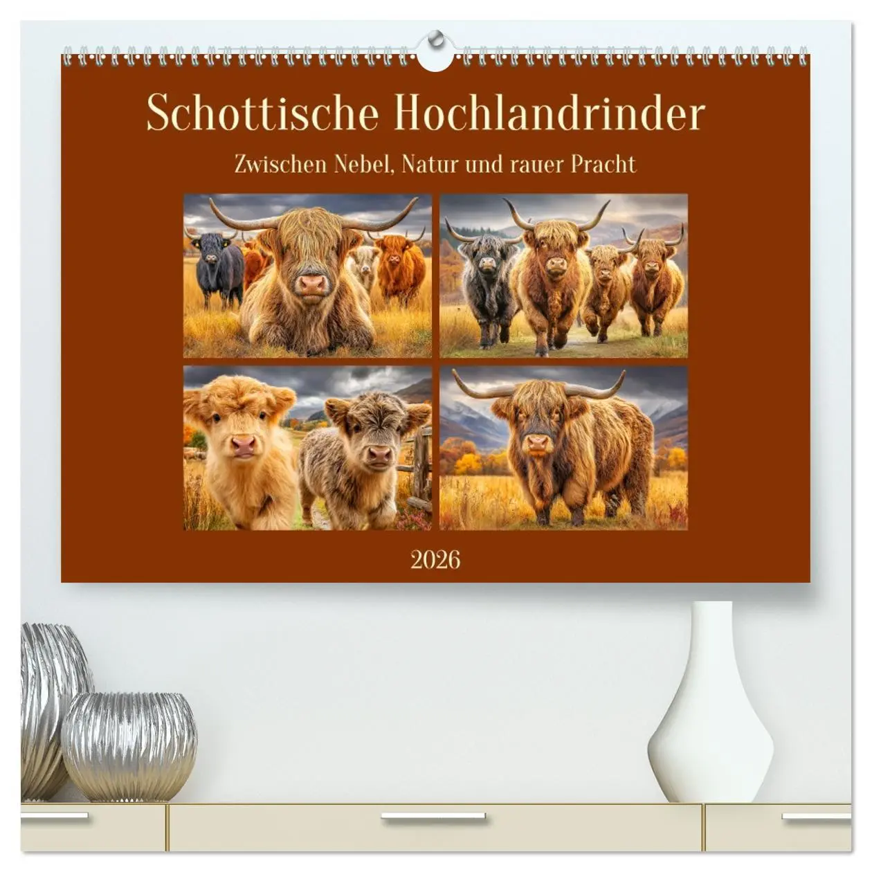 Cover: 9783457916667 | Schottische Hochlandrinder. Zwischen Nebel, Natur und rauer Pracht...