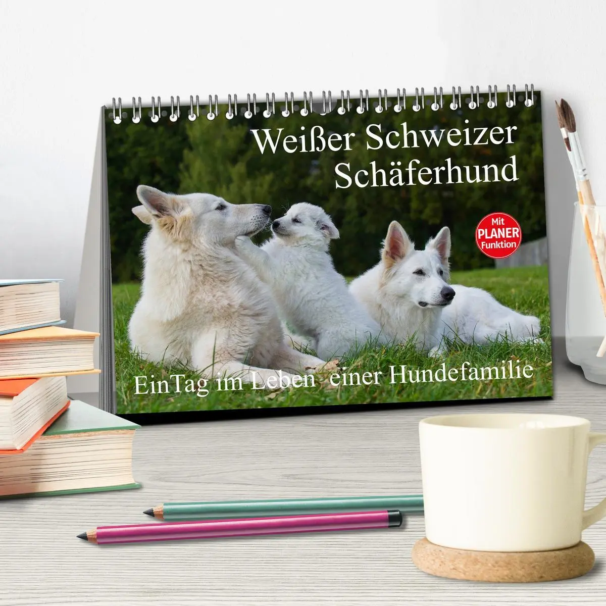 Bild: 9783516006667 | Weißer Schweizer Schäferhund - Ein Tag im Leben einer Hundefamilie...