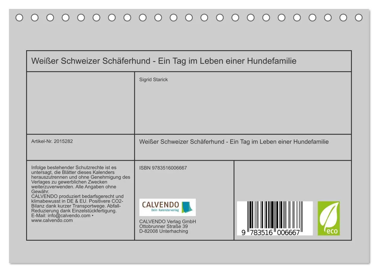Bild: 9783516006667 | Weißer Schweizer Schäferhund - Ein Tag im Leben einer Hundefamilie...
