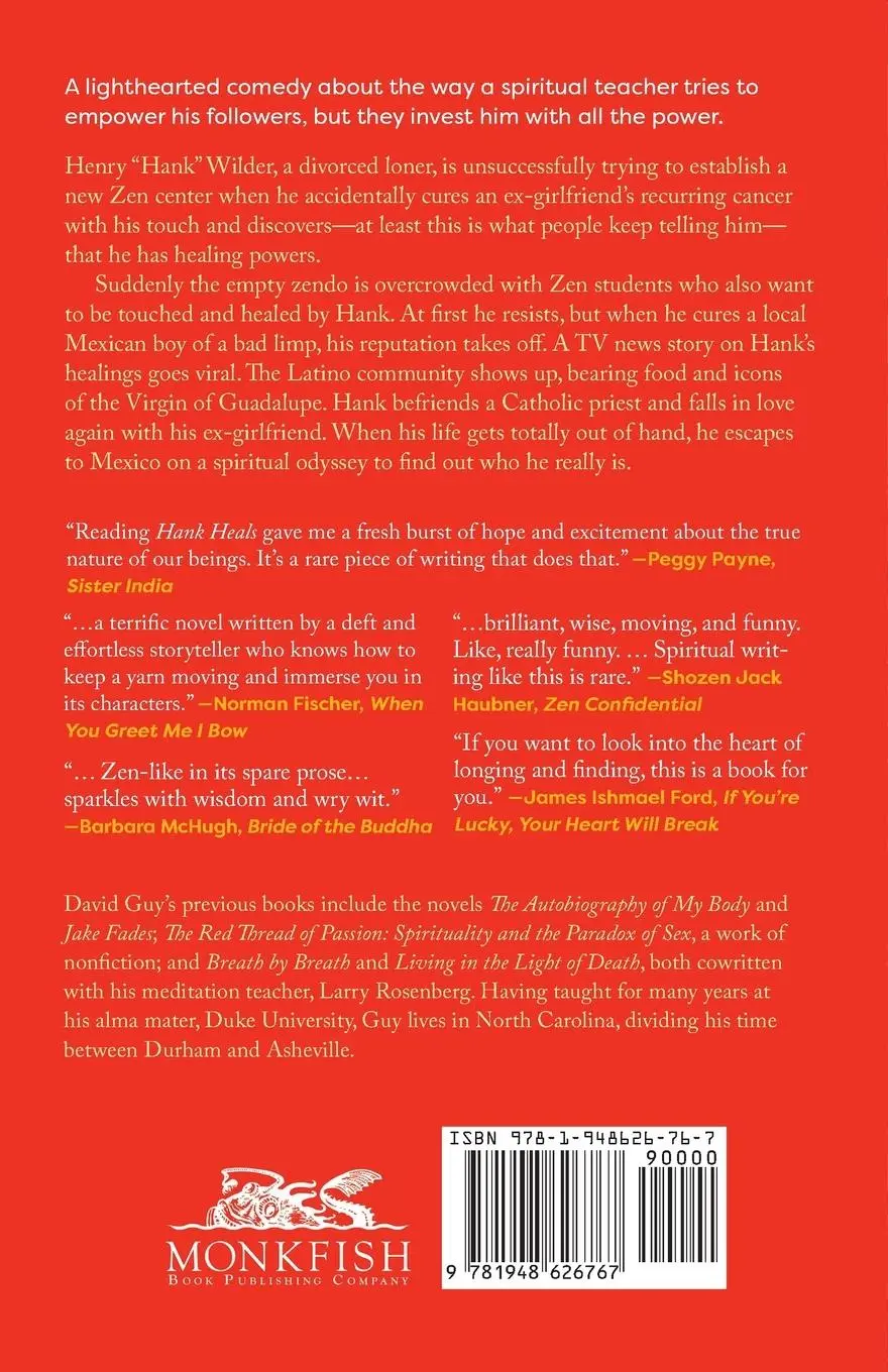 Rückseite: 9781948626767 | Hank Heals | A Novel of Miracles | David Guy | Taschenbuch | Englisch