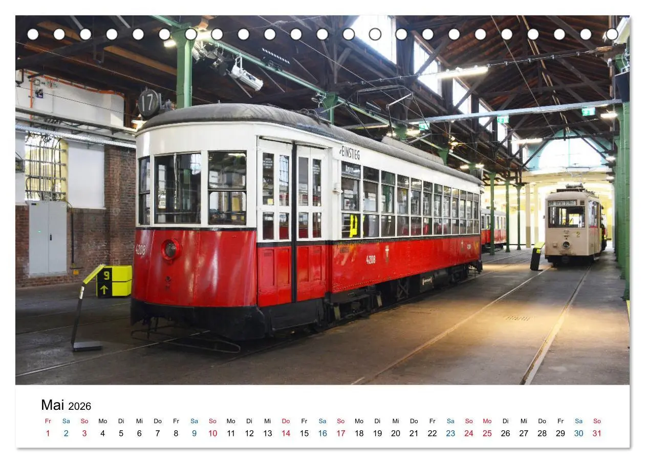Bild: 9783457836767 | Mit der Bim durch Wien - Die Wiener Straßenbahn (Tischkalender 2026...