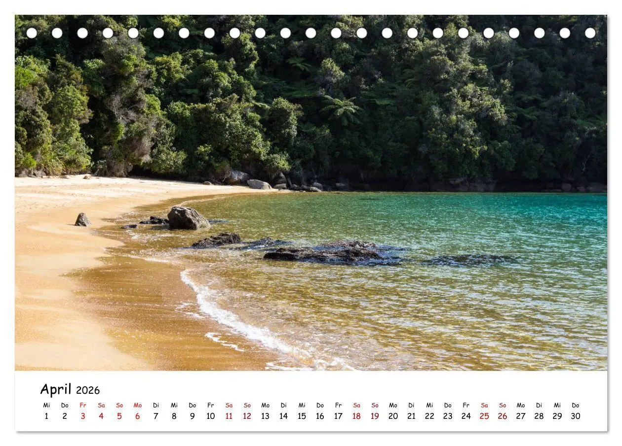 Bild: 9783457906767 | Neuseeland-Aotearoa, Land der weißen Wolke (Tischkalender 2026 DIN...