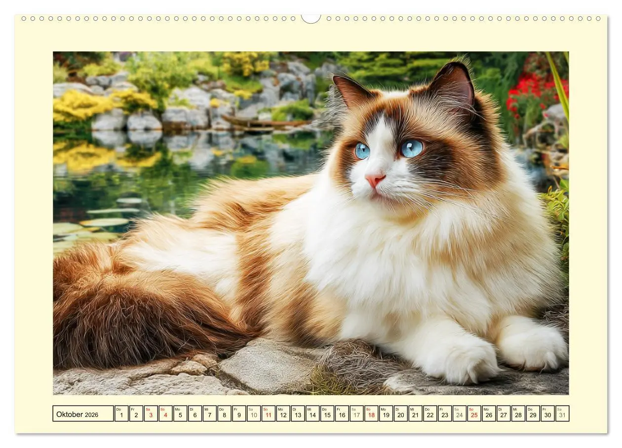 Bild: 9783516096767 | Liebliche Ragdolls. Katzen-Schönheiten in ihrer grünen Oase...