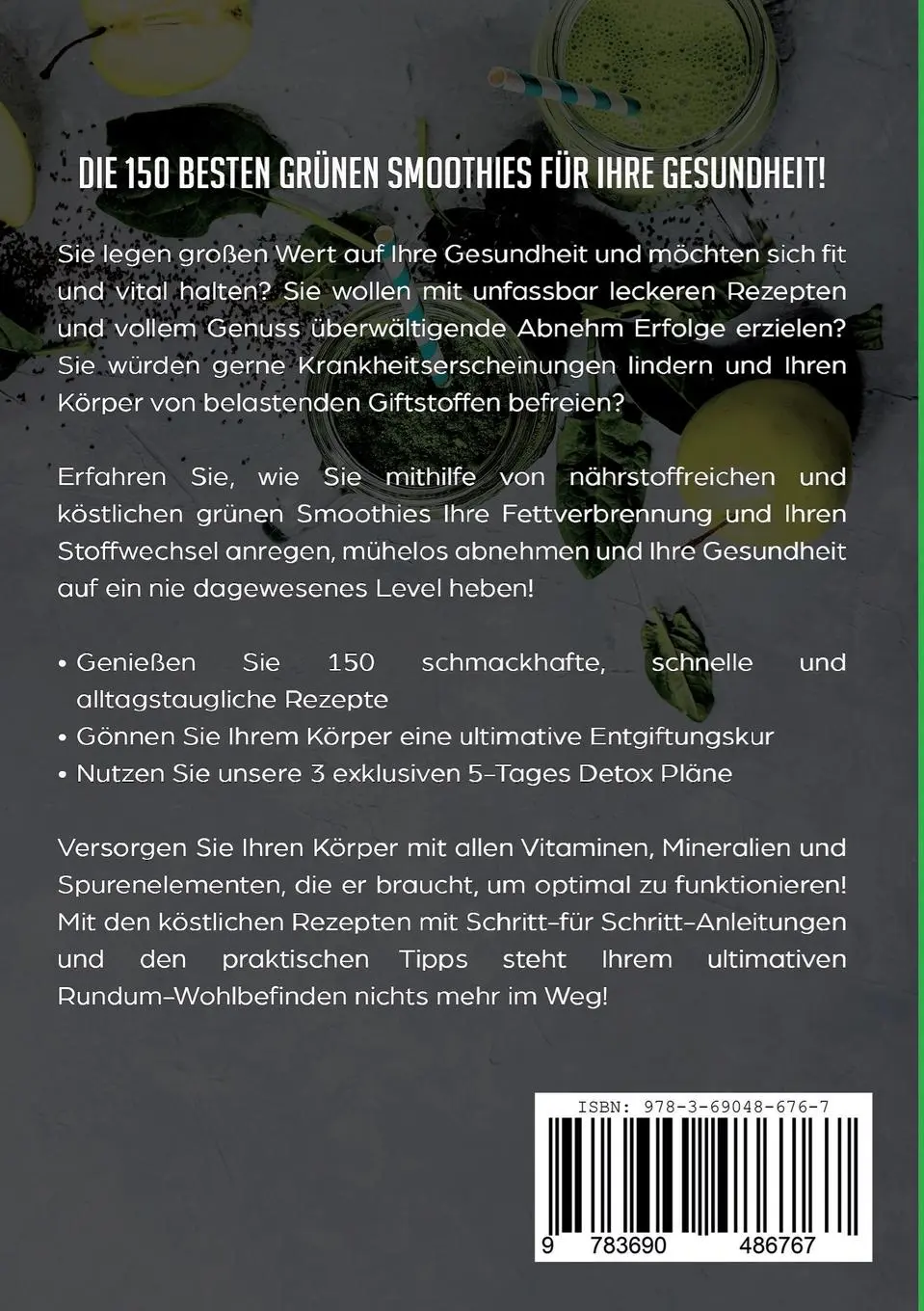 Rückseite: 9783690486767 | Grüne Smoothies Rezepte | Rezepte Profis | Taschenbuch | 192 S. | 2025