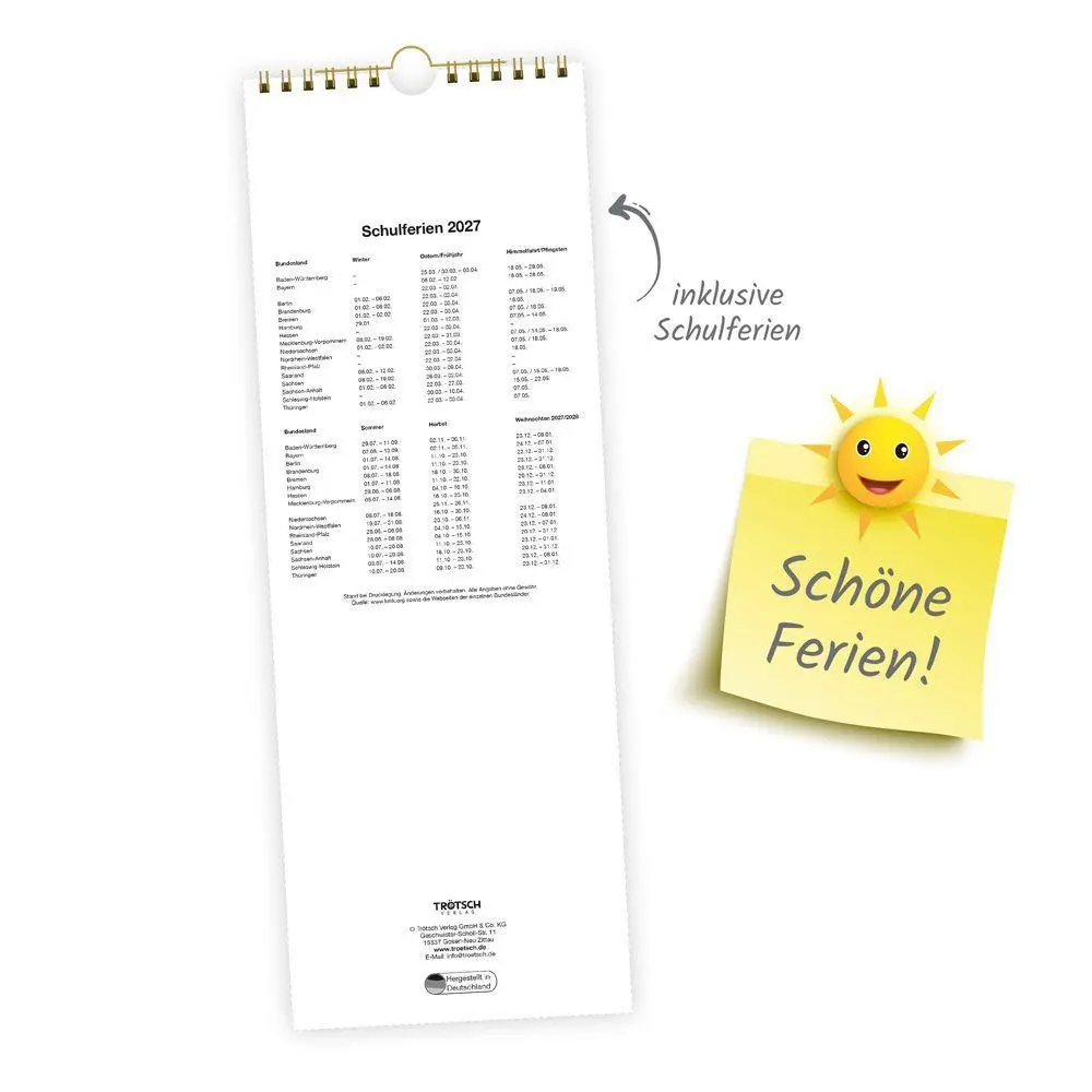 Bild: 9783988026767 | TRÖTSCH - Maxi-Streifenkalender Bauernkalender 2027 mit...