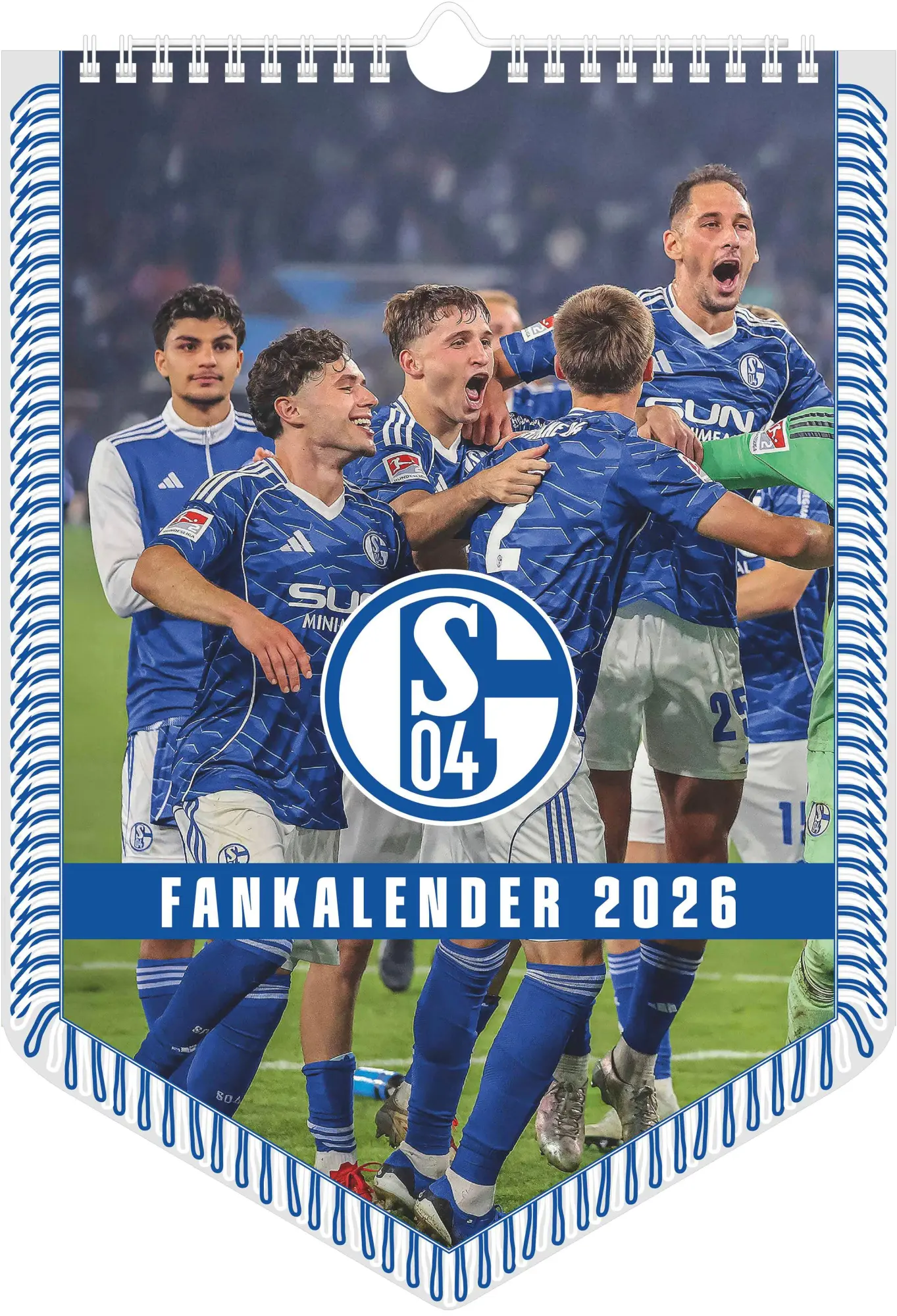 Cover: 4069095006867 | FC Schalke 04 2026 - Bannerkalender - Fan-Kalender -...