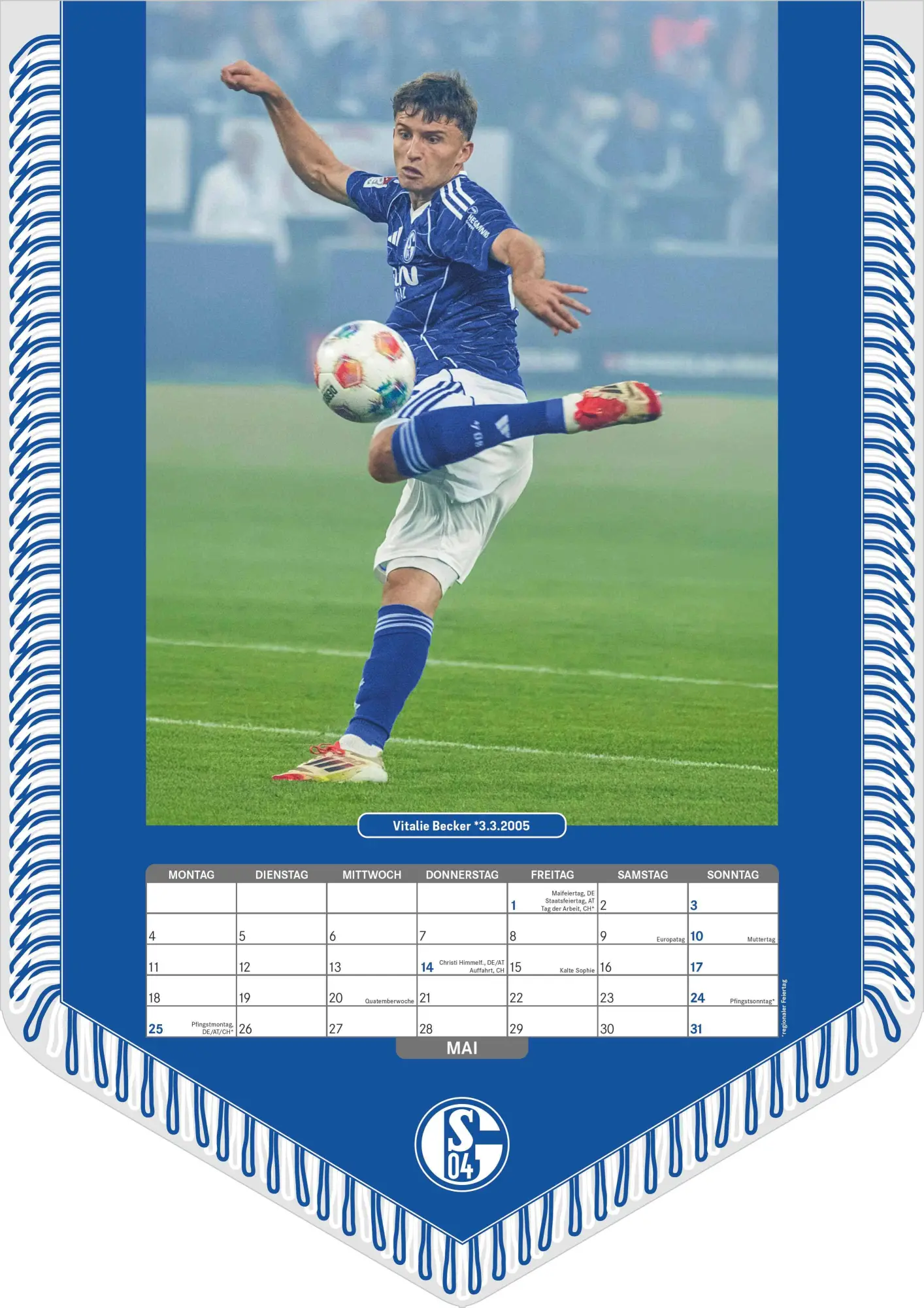 Bild: 4069095006867 | FC Schalke 04 2026 - Bannerkalender - Fan-Kalender -...