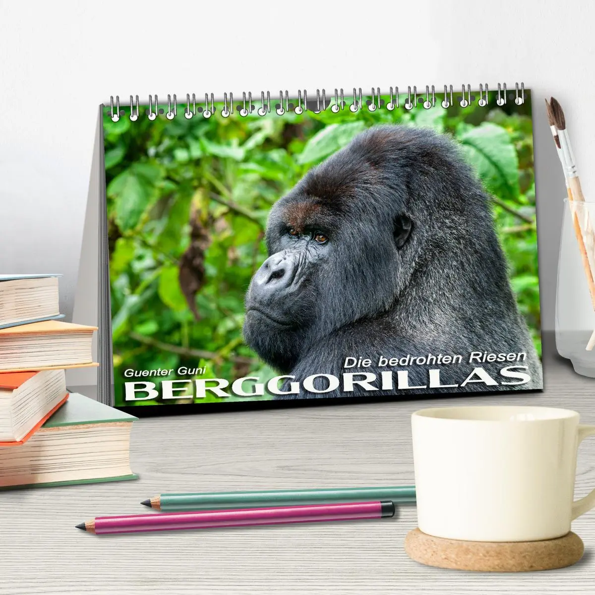 Bild: 9783457686867 | Berggorillas: die bedrohten Riesen (Tischkalender 2026 DIN A5...