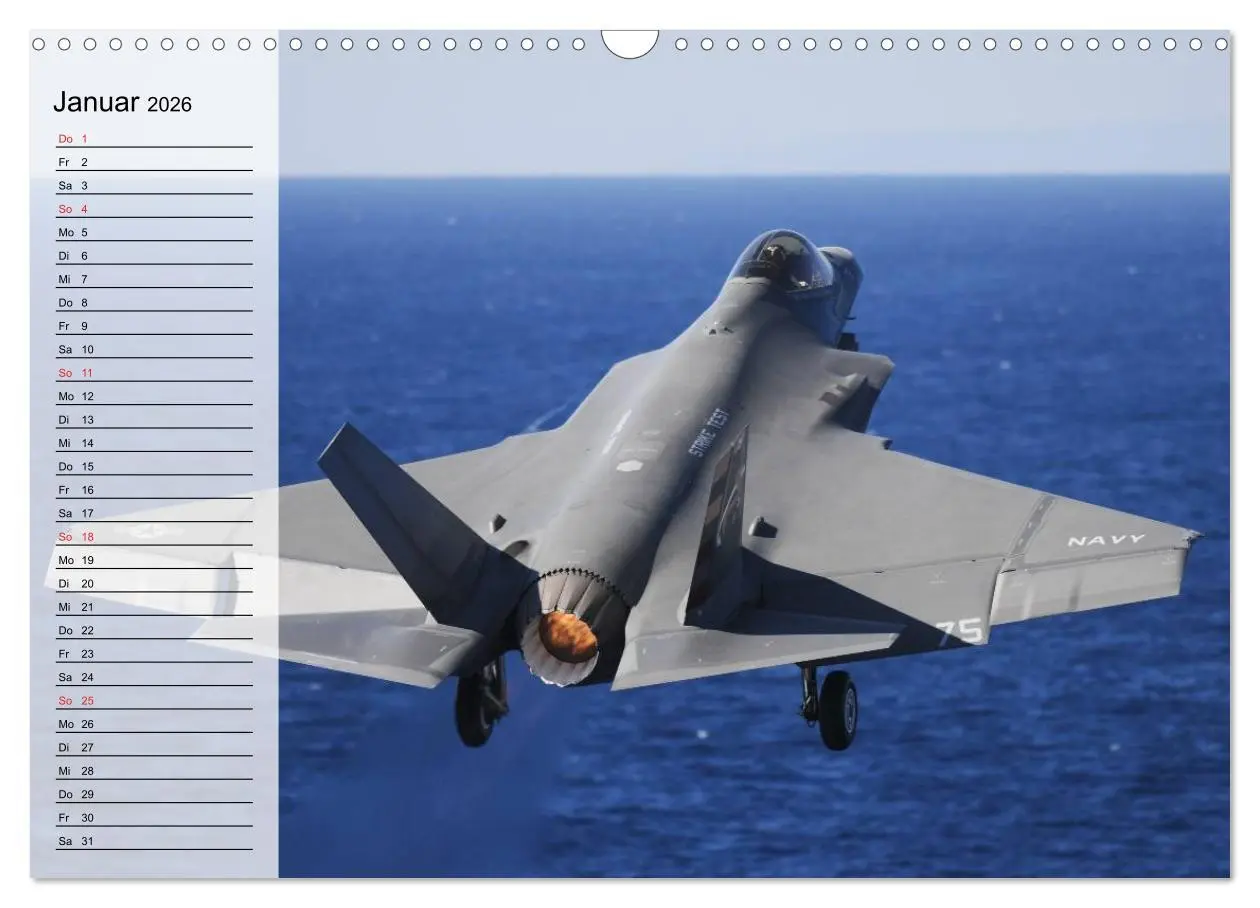Bild: 9783457996867 | Kriegstechnik. Kampfjet-Impressionen (Wandkalender 2026 DIN A3...