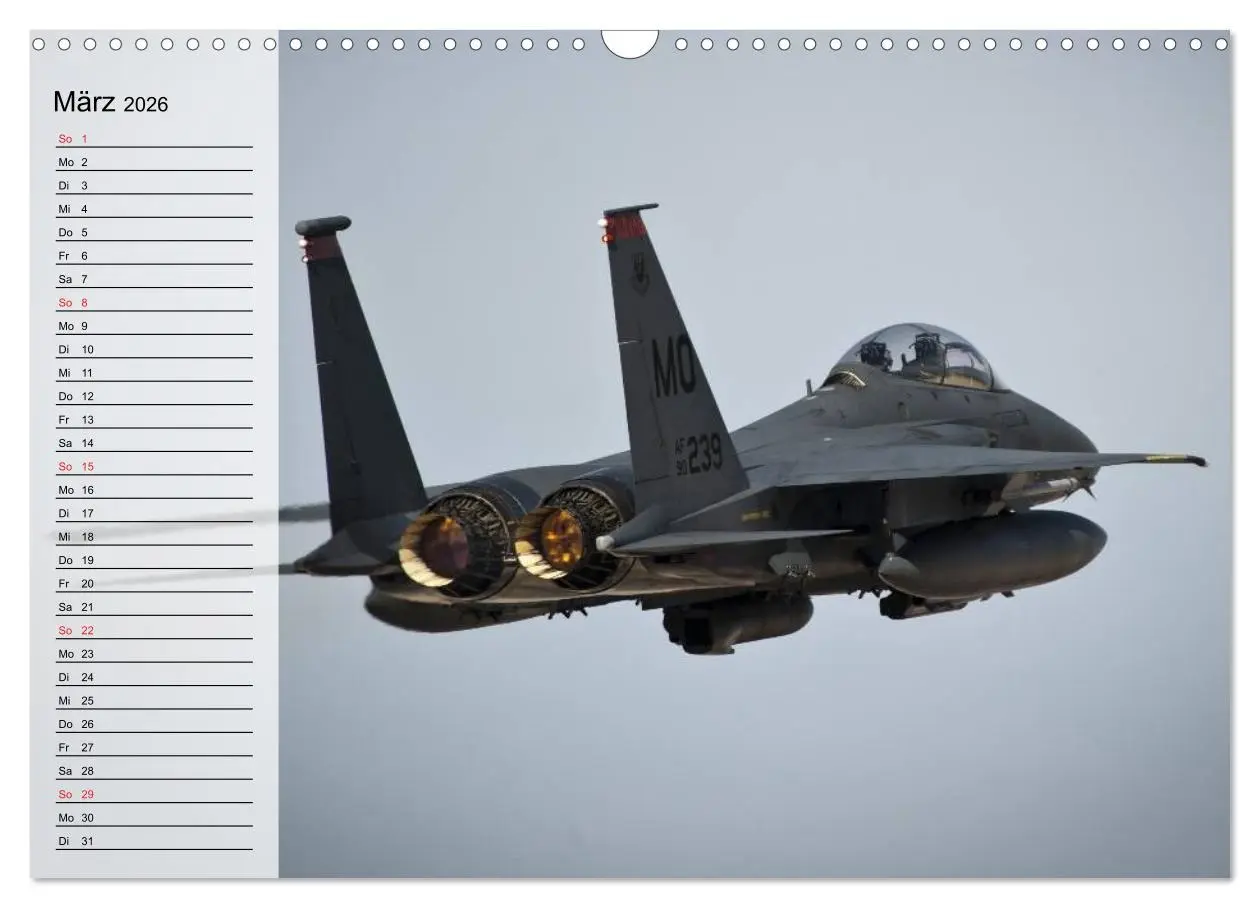 Bild: 9783457996867 | Kriegstechnik. Kampfjet-Impressionen (Wandkalender 2026 DIN A3...