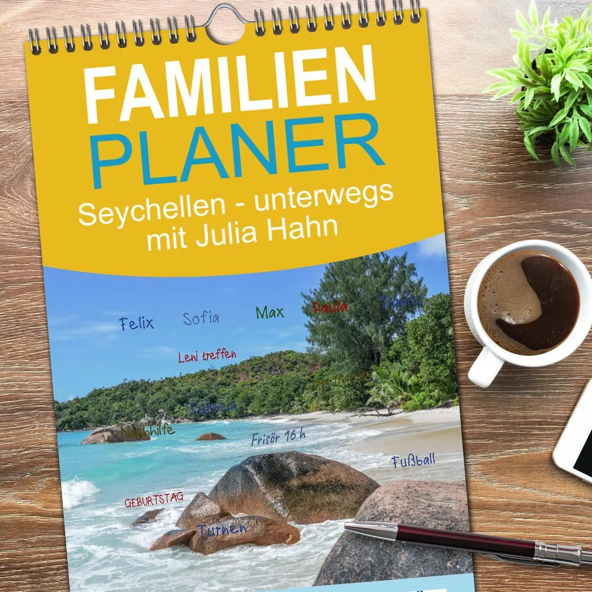 Bild: 9783516606867 | Familienplaner 2026 - Seychellen - unterwegs mit Julia Hahn mit 5...
