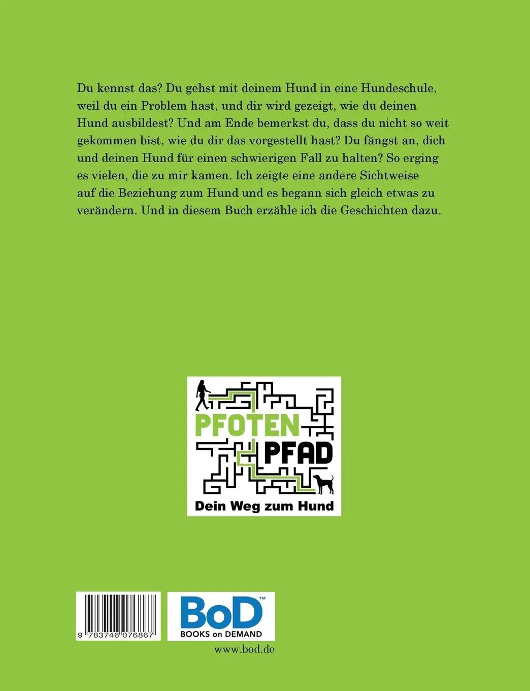 Rückseite: 9783746076867 | Begegnungen auf dem Pfoten-Pfad | Eckard Wulfmeyer | Taschenbuch