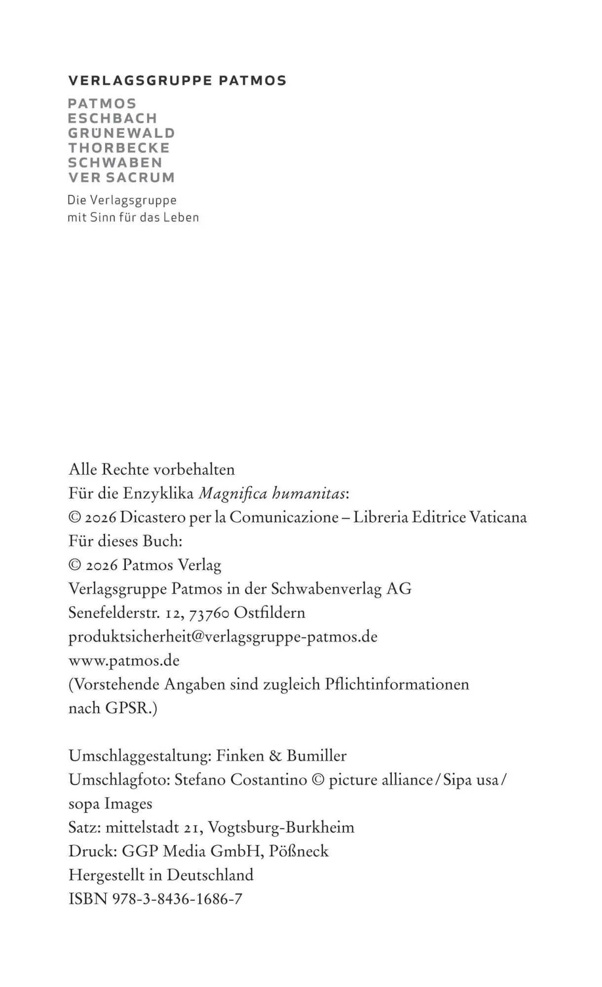 Bild: 9783843616867 | Magnifica humanitas: Die großartige Menschheit | Papst Leo XIV. | Buch