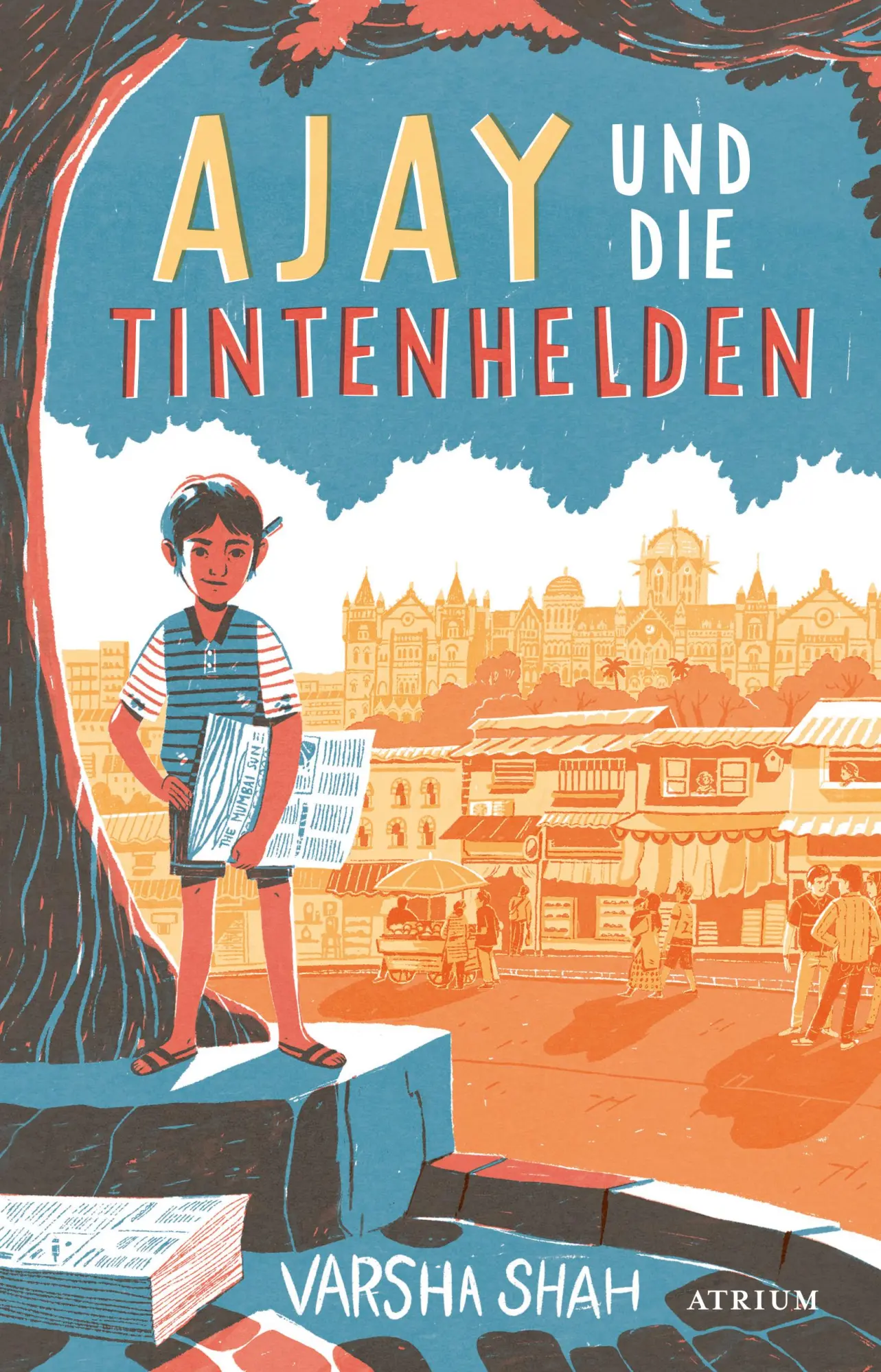 Cover: 9783855356867 | Ajay und die Tintenhelden | Varsha Shah | Buch | Atrium Kinderbuch