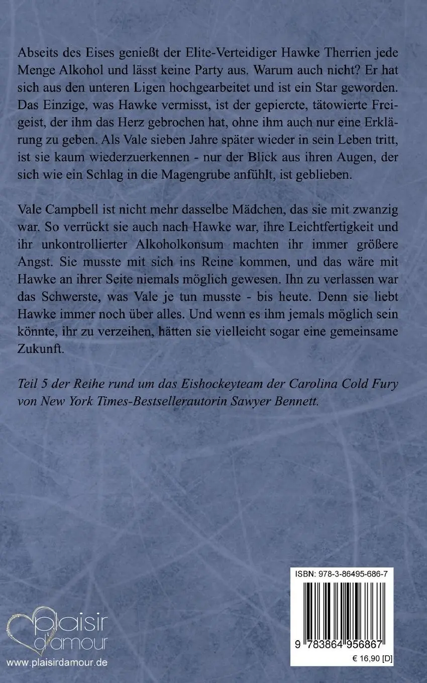 Rückseite: 9783864956867 | Hawke (Carolina Cold Fury-Team Teil 5) | Sawyer Bennett | Taschenbuch