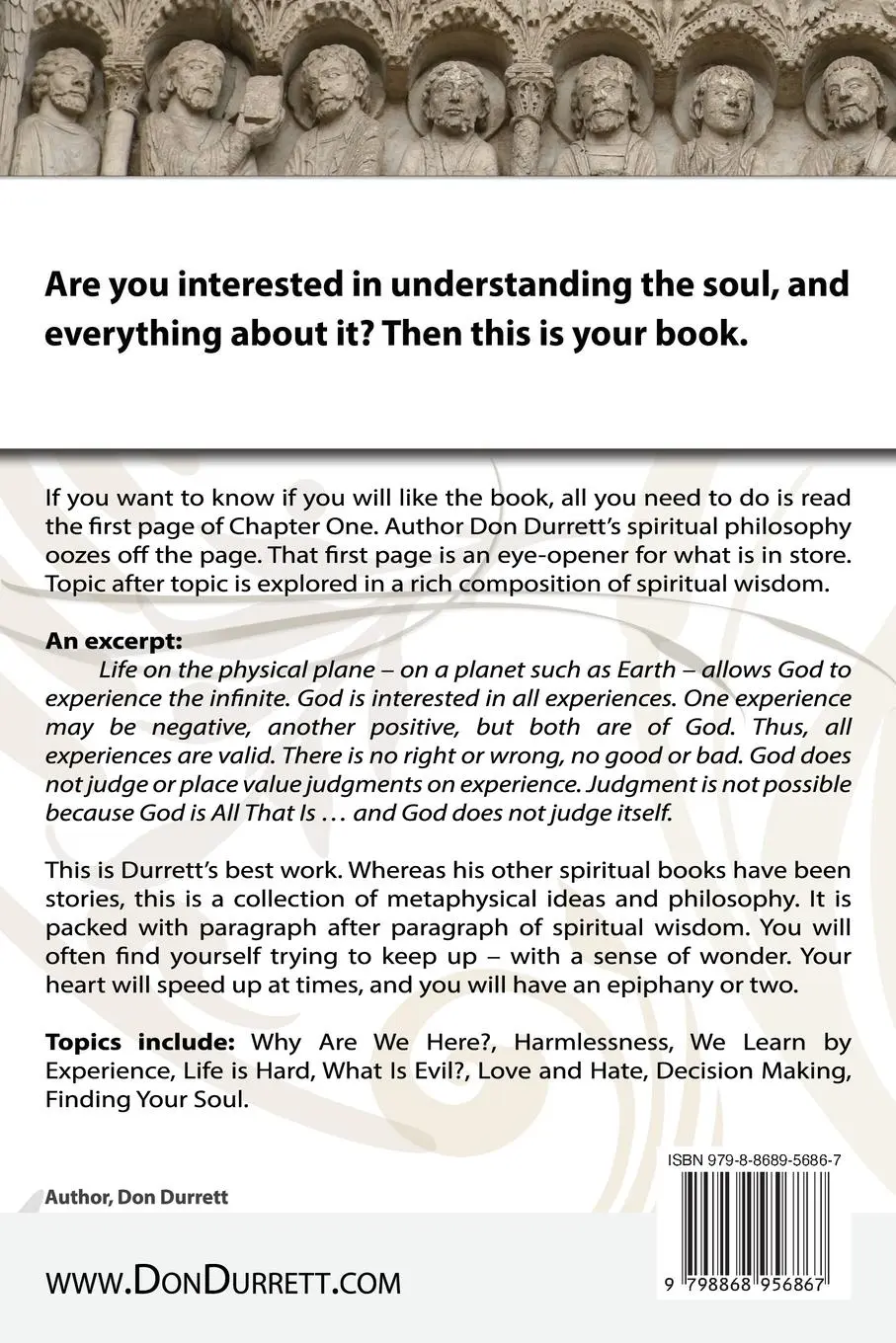 Rückseite: 9798868956867 | Your Soul Explained | Don D Durrett | Taschenbuch | Englisch | 2023