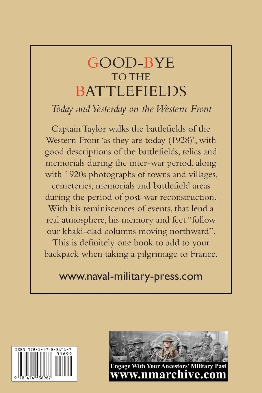 Rückseite: 9781474536967 | GOOD-BYE TO THE BATTLEFIELDS | H. A. Taylor | Taschenbuch | Englisch